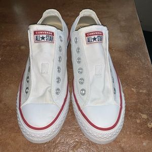 White low top Converse